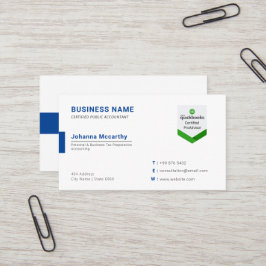 Business Accountant Logo | Minimale moderne zakenr Visitekaartje