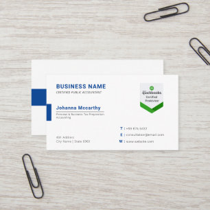 Business Accountant Logo   Minimale moderne zakenr Visitekaartje