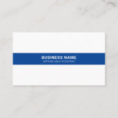 Business Accountant Logo | Minimale moderne zakenr Visitekaartje (Achterkant)