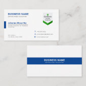 Business Accountant Logo | Minimale moderne zakenr Visitekaartje (Voorkant / Achterkant)