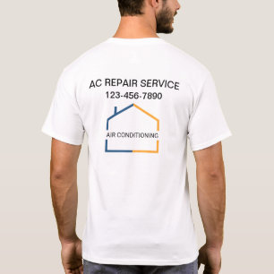 Business Air Conditioning Field Logo-Shirten T-shirt