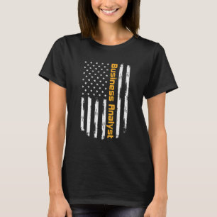 Business Analist Trots Carrer Amerikaanse FLA T-shirt