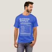 Business Analyst Business Analyst    Tand Gift T-shirt (Voorkant volledig)