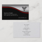 Business Analyst - Phoenix, rode soep, gouden blik Visitekaartje (Voorkant / Achterkant)