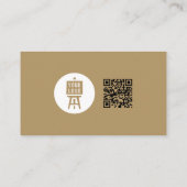 Business Art Gallery | Modern minimalist Visitekaartje (Achterkant)