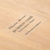 Business Artist Crafter Kleine Betaalbare Acryl Acryl Uitnodigingen (Laagn)