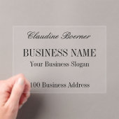 Business Artist Crafter Kleine Betaalbare Acryl Uitnodigingen (Insitu (Draagbaar))