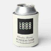 Business Artist Crafter Upload Logo Koelbox Blikjeskoeler (Blikje Voorkant)