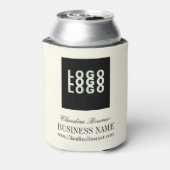 Business Artist Crafter Upload Logo Koelbox Blikjeskoeler (Blikje Achterkant)