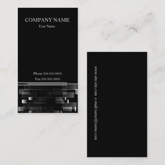 business_b visitekaartje (Voorkant / Achterkant)