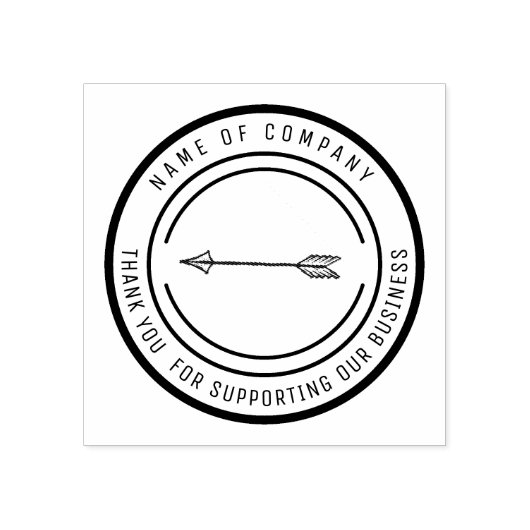 BUSINESS bedankt voor het ondersteunen van LOGO ST Rubberstempel (Afrduk)