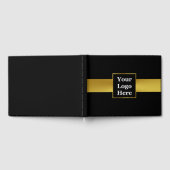 Business Black and Gold Uw Logo Corporate Evenemen Gastenboek (Volledig)