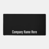 Business Black and White Company Name Sjabloon Bureaumat (Voorkant)
