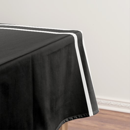 Business Black and White Script Text Sjabloon Tafelkleed (Voorbeeld)