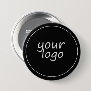 Business Black Button Company Logo