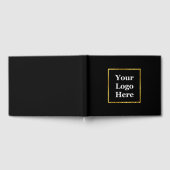 Business Black en Gold Elegant Uw Logo hier Gastenboek (Volledig)