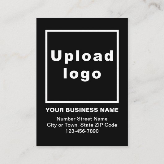 Business Black Enclosure Kaart (Voorkant)