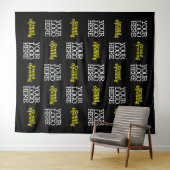 Business Black Yellow Grand Logo Wandkleed (In Situ (horizontaal))