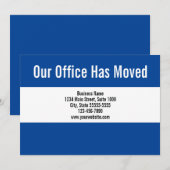 Business Blauw en Wit Bewegende Aankondiging (Voorkant / Achterkant)