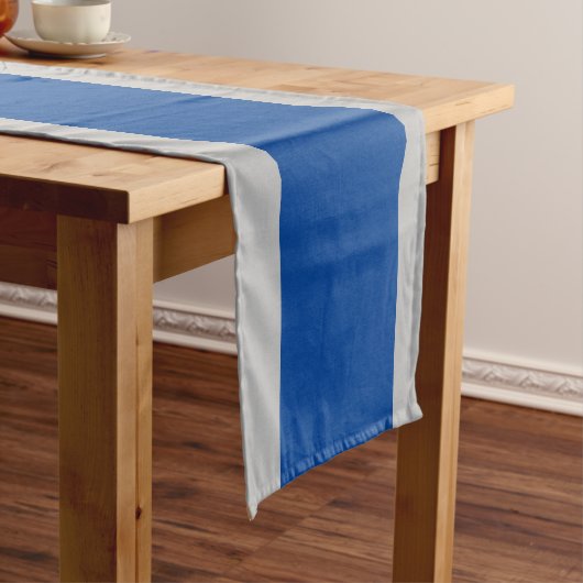 Business Blue and Grey Text Sjabloon Korte Tafelloper (Voorbeeld)