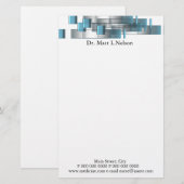 Business_blue_doctor Briefpapier (Voorkant / Achterkant)