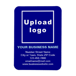 Business Blue Flexible Photo Magnet Magneet