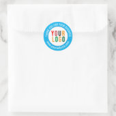 Business Blue Hartelijk dank Sticker Aangepaste Lo (Tas)