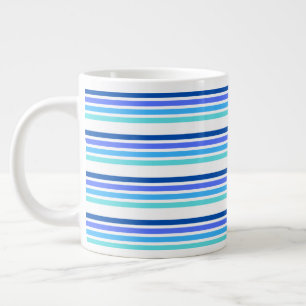 Business Blue Stripe Tea Coffee Specialty Mok