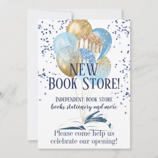 Business Book Store Lancering Kaart (Voorkant)