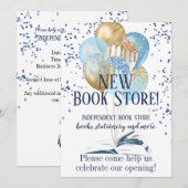 Business Book Store Lancering Kaart (Voorkant / Achterkant)