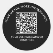 Business Boost: QR Code Sticker (Voorkant)