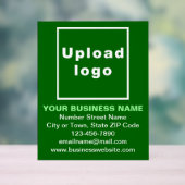 Business Brand on Green Acrylic Sign Acryl Bord (Neutraal)