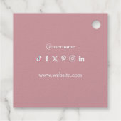 Business Branded Custom Thank you for your order Bedankjes Labels (Achterkant)