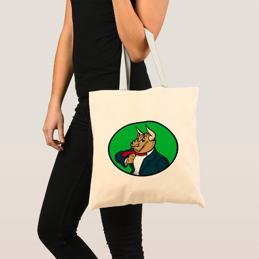 Business Bull Tote Bag