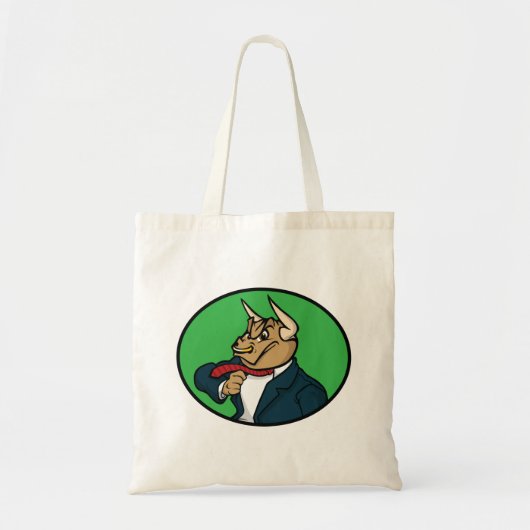 Business Bull Tote Bag (Voorkant)