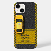 Business Cab Driver Service Yellow Taxi Case-Mate iPhone Case (Achterkant)