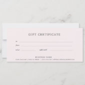 Business Cadeat Certificate Roos Gold Ombre (Achterkant)