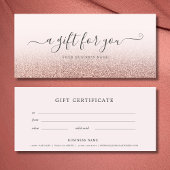 Business Cadeat Certificate Roos Gold Ombre