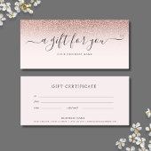 Business Cadeat Certificate Roos Gold Ombre