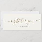 Business Cadeaubon Eenvoudig (Voorkant)