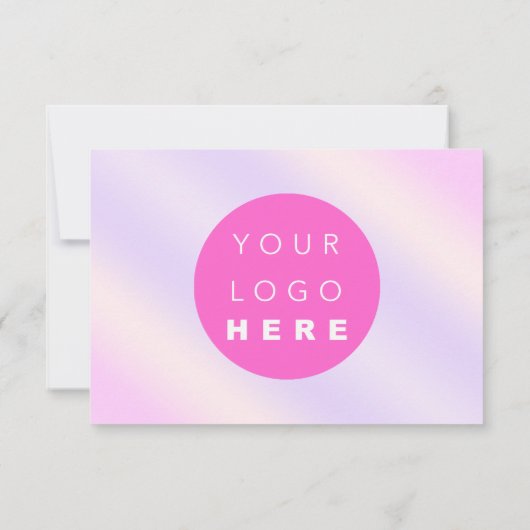 Business Cadeaubon Social Paars Pink (Achterkant)