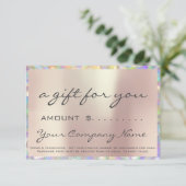 Business Cadeft Certificate Holografen Pearl Logo (Staand voorkant)