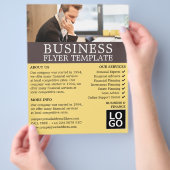 Business Call, Business & Finance Adverteren Flyer (Hand)