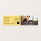 Business Call, Logo/foto, Business & Finance Visitekaartje (Buitenkant ongevouwen)