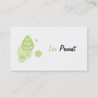 Business car - Landscape-visitekaartje Visitekaartje