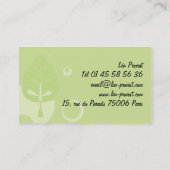 Business car - Landscape-visitekaartje Visitekaartje (Achterkant)