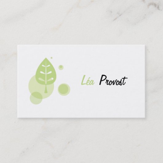 Business car - Landscape-visitekaartje Visitekaartje (Voorkant)