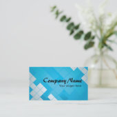 Business card - Blue Concept-visitekaartje Visitekaartje (Staand voorkant)