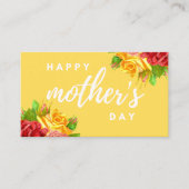 business card happy mother day  visitekaartje (Voorkant)