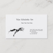 Business card & horse visitekaartje (Voorkant)